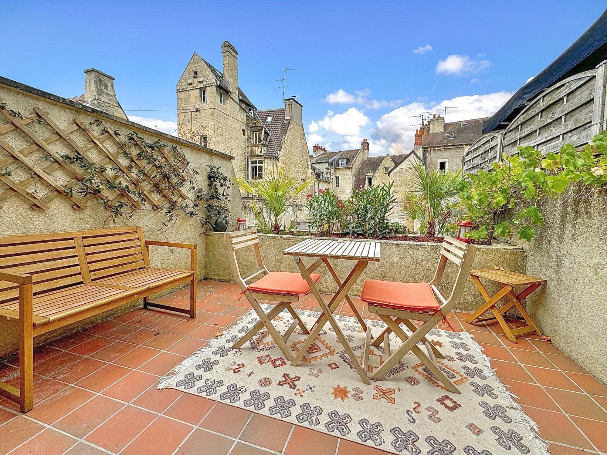 Ferienwohnung Studio Avec Terrasse - Centre Historique Caen Exterior foto